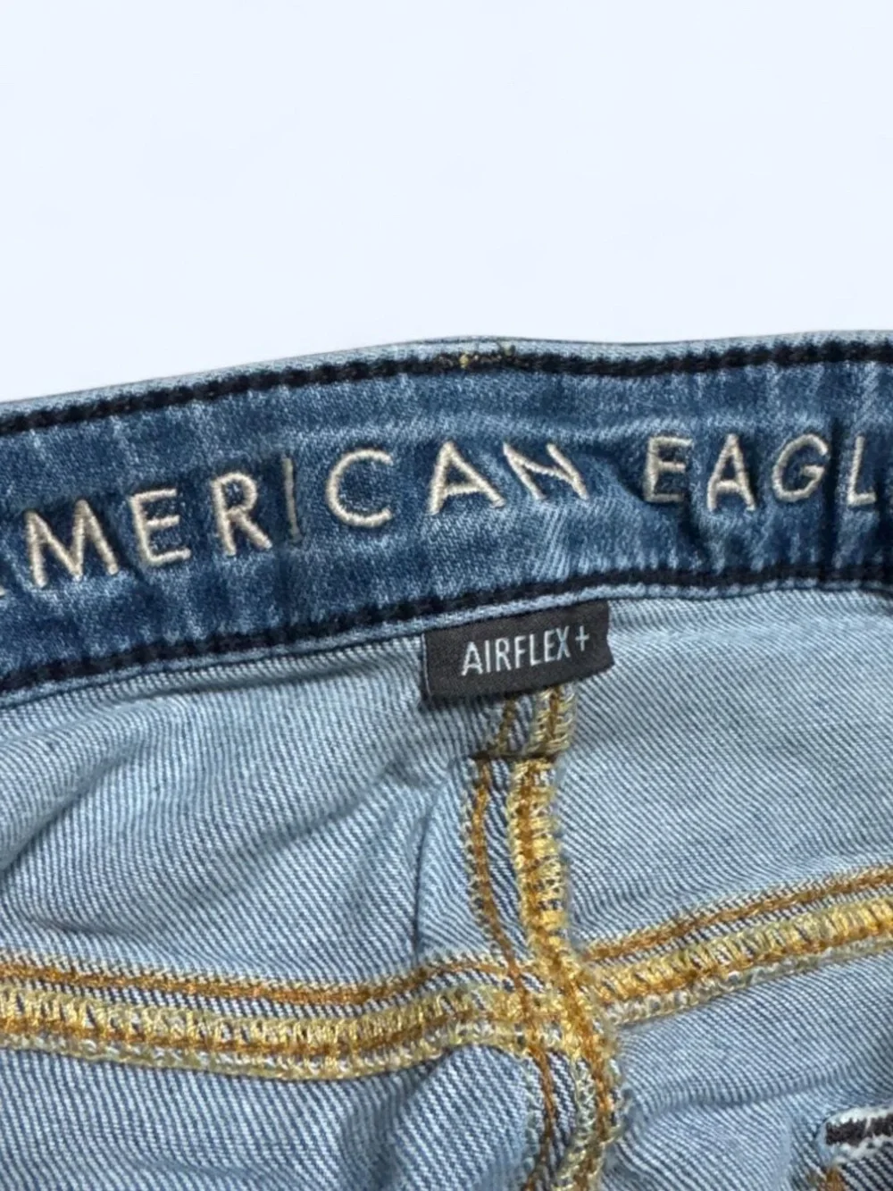 Distressed Light Blue Mens Ripped Jeans